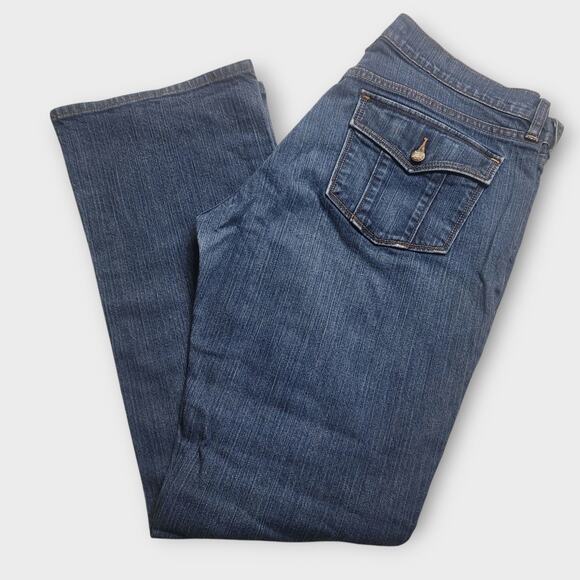 Old Navy Sweetheart Bootcut Jeans 12 Western Boho Retro Cowgirl Festival Classic - Picture 1 of 9